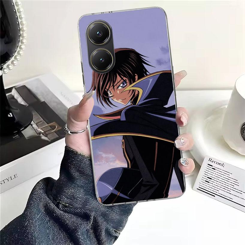 Code Geass Anime Soft Phone Case For Xiaomi Redmi 15C 15 13C 13 Poco X5 X6 X7 F7 Ultra M7 12C 12 10 10C 9C 9A 9T 9 Fundas Poco X