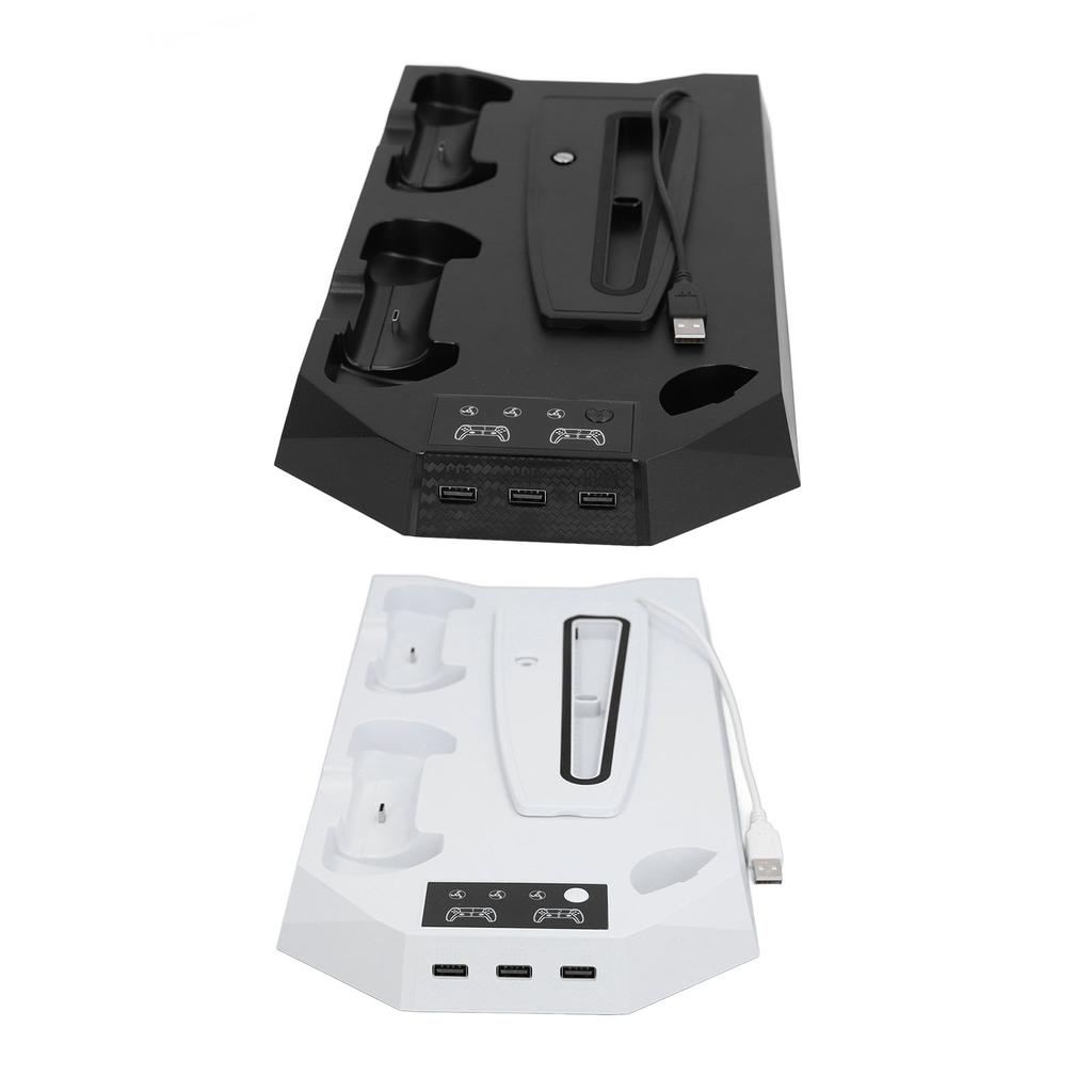 Console Cooling Stand Quiet 3 USB Hub  Controller Charger Console Vertical Station for  Slim