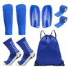 5pcs/set Lightweight Soccer Shin Guards Durable Ankle Socks Football Shin Pads  Protective Equipment