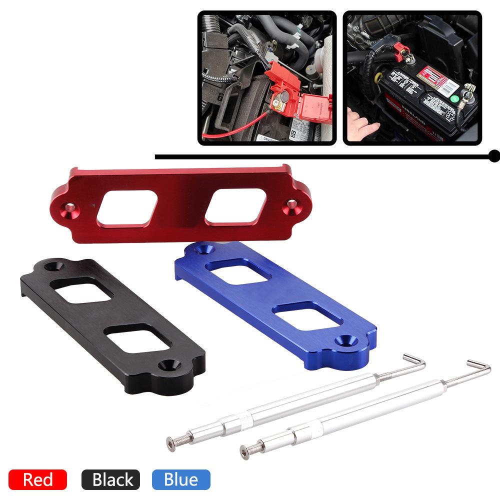 Battery Tie Down Hold Down Rod w/Stainless Hooks For Honda Civic Acure Integra