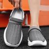 Fashion Men's Sneakers Mesh Outdoor Men Shoe Autumn Breathable Men's Casual Slippers Lightweight Personality Walking Beach Male Slipper