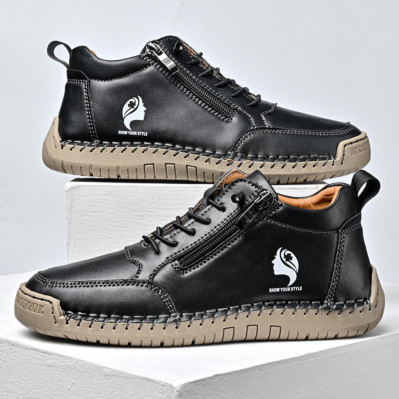36-43 Women's Casual Leather Shoes Large Size Women's Driving Car Shoes Breathable Handmade Casual Shoes