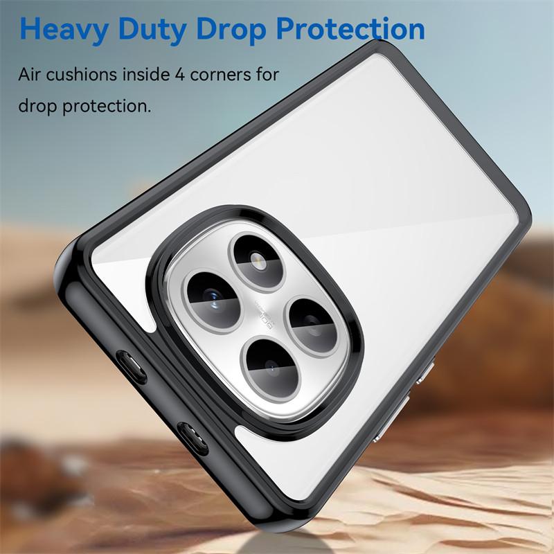 For Xiaomi Redmi Note 15 China Case Xiaomi Redmi Note 15 China Cover Shockproof Clear PC + TPU Silicone Protective Phone Cover