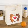 Dachshunds Fresh Cooler Bag Canvas Portable Insulated Thermal Lunch Bags for Women Kids Bento Box Tote Picnic Food Storage Pouch