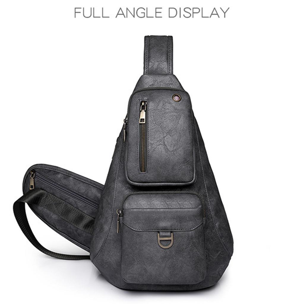 Multifunctional Chest Bag Sling Bag Backpack Large Chest Pocket Shoulder Backpack Casual Daypacks Crossbody Bag for Women