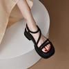 Sandali vento fatato donna estate versatili suola piatta nuovi modelli con gonne super fuoco scarpe romane suole spesse