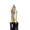 Very Good PARKER fountain pen Duofold Black GT Centennial Older Model black 18K Used