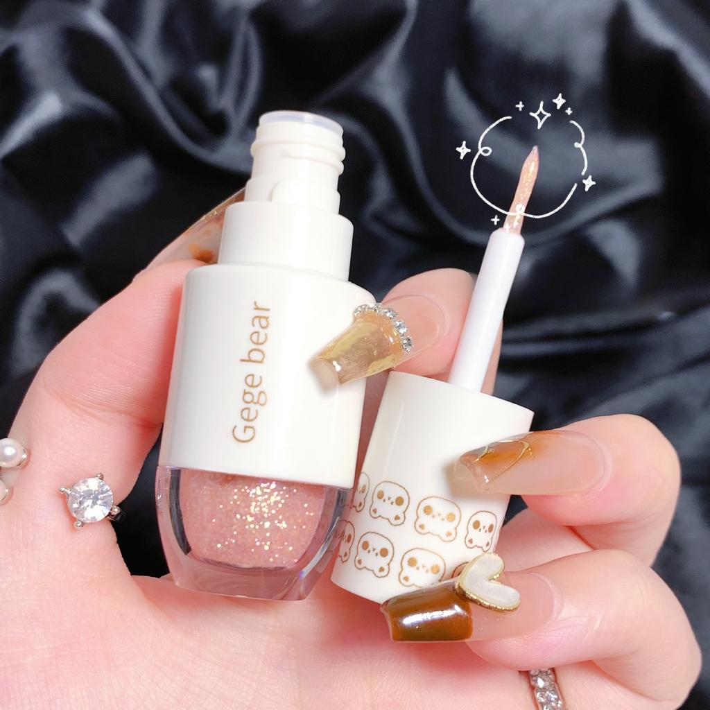 Flüssiger Lidschatten Perlglanz Pailletten Glitzer grenzüberschreitende Make-up Kosmetik