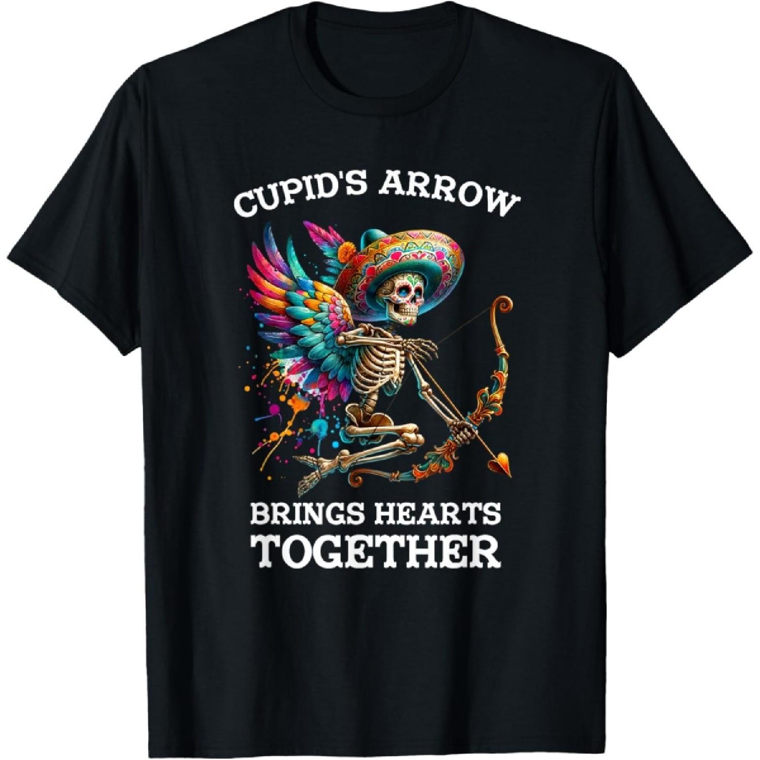 Cupid Unites Hearts With A Single Arrow T-Shirt(1) S