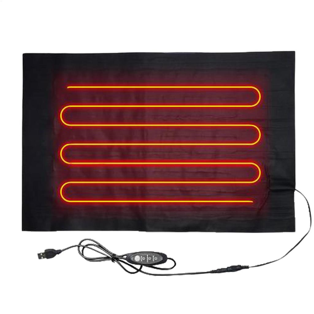 Haustier Heizmatte USB Waschbar Einstellbar Premium Kohlefaser Verbundfaser Wärmematte Sicher Und Zuverlässig Zum Warmhalten