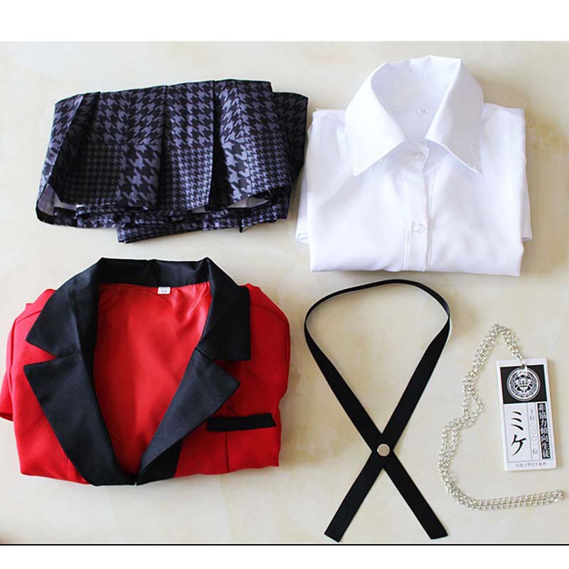 Yumeko Jabami Cosplay Costume School Uniforms Jabami Yumeko Outfits Full Set With Stockings Girl Jk School Uniform For Comic Con