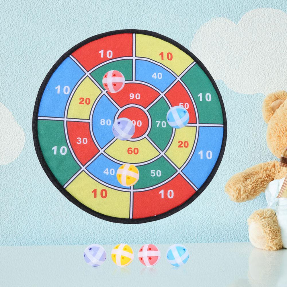Flannelette Durable Cartoon Lightweight Children Suction Cup Dartboard Indoor Outdoor Sports