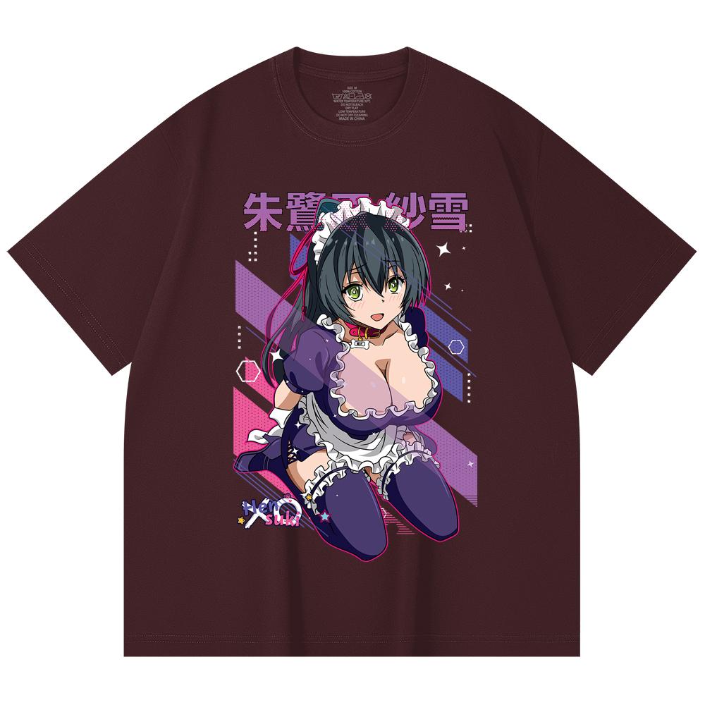 

230 Gsm 100% Cotton Hensuki V1 Sayuki Print Unisex Heavy Cotton T Shirt 2XL