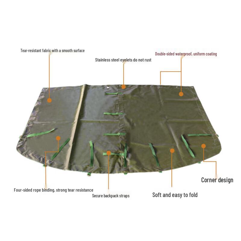 Heavy-Duty Waterproof Sunscreen Truck Tarpaulin