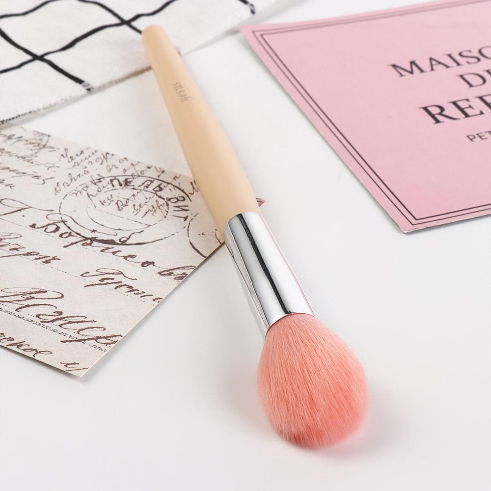 

Powder Blush Flame Powder Blusher Brush Refined High Gloss Brush Flame Shaped Blush Brush Sculpt рожевий