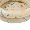 Inflatable Pool Baby Retro Blow Up Swimming Pool Family Cute Style Thickened Water Pool Beige