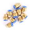 10x Pneumatik 6mm Schlauch X 1/8" NPT Außengewinde Push-In Luftanschluss Fitting