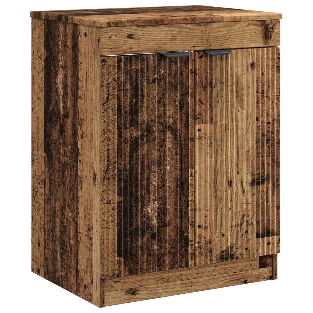 Bathroom Furniture Set Reclaimed Wood Engineered Wood