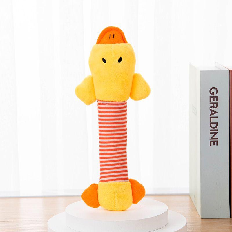 

Dog Sound Toy Bite-Resistant Molar Self-Hi Relieving Stuffy Teddy Bichon Consume Physical Strength Stuffed Wild Goose Pet Supplies Yellow Duck