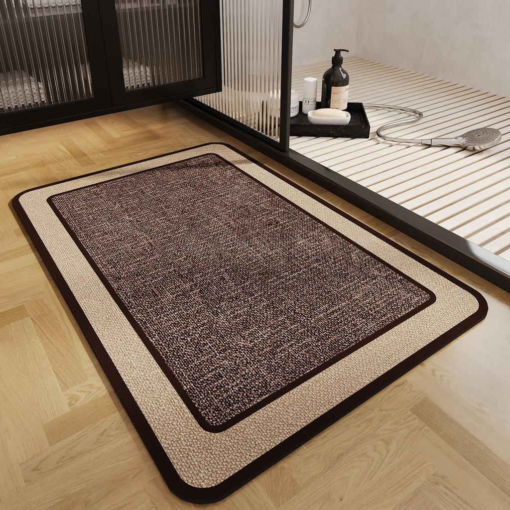 Badezimmermatten Haushalts Anti-Rutsch-Fußmatten Badezimmermatten Sind Schmutzabweisend und Leicht zu Pflegen