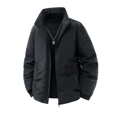 % White Duck Down Jacket Men's Winter New Business Winter Loose Stand-up Collar Casual Jacket