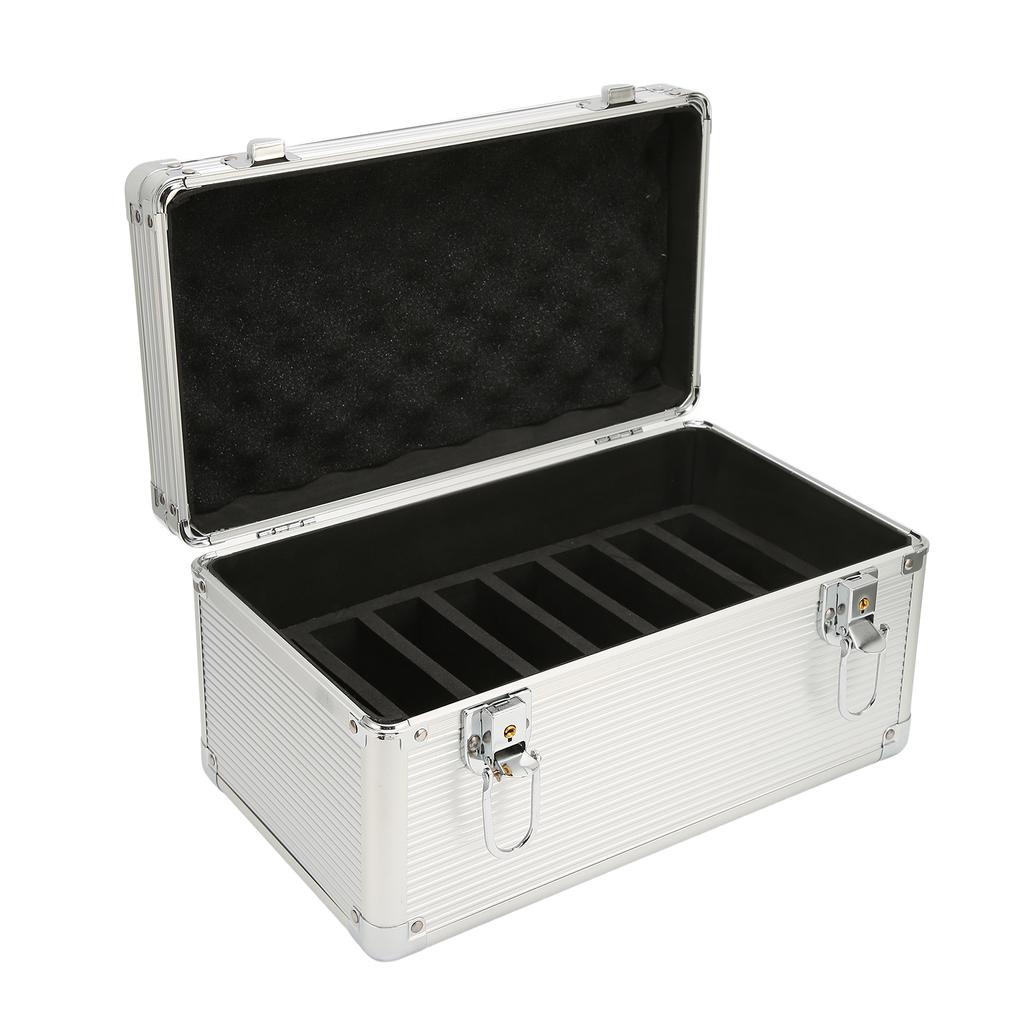 Hard Drive Storage Box 10 Bay Shockproof Hard Drive Storage Case with Security Lock 1 Tool Placement for 3 5in Hard