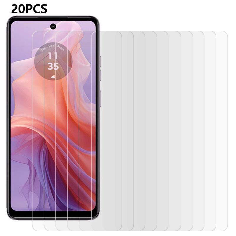 

20PCS For Motorola Moto E14 4G/G04 4G/G04s 4G/G24 4G Screen Protector 2.5D 0.3mm Tempered Glass Screen Film Type A