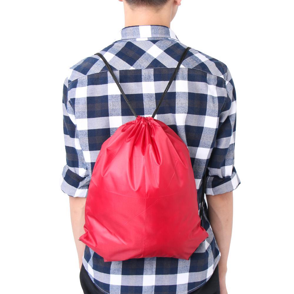 Fashion Schoolbag Portable Waterproof Drawstring Bag Backpack Sports Backpack Rucksack
