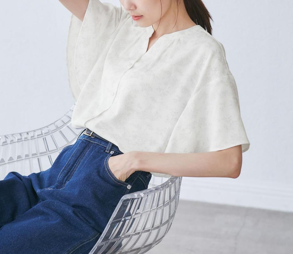 ROPE PICNIC French Skipper Blouse Natural Women's GDH15250, (17)