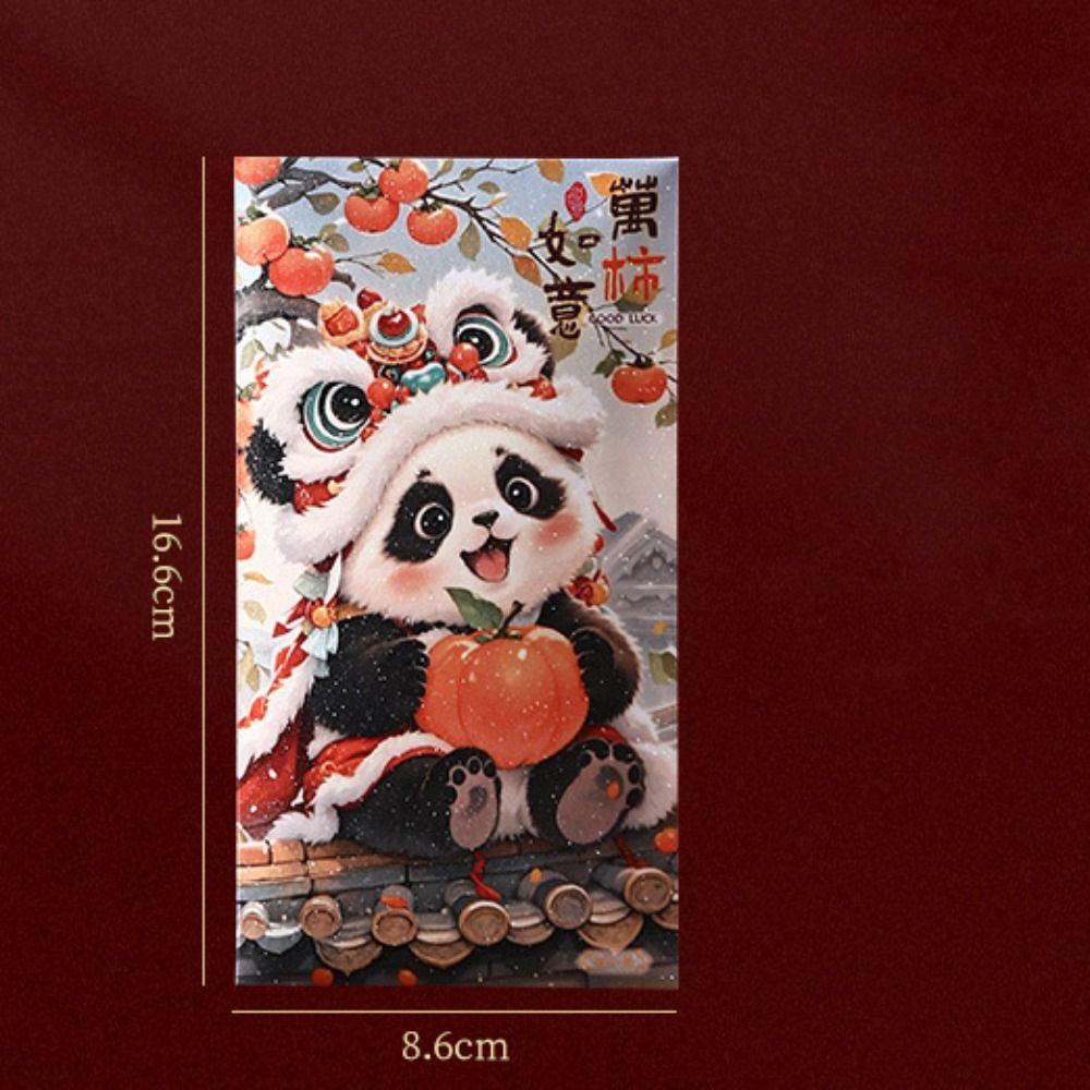 6pcs Traditional New Year Red Envelopes Chinese Style Good Lucky Red Packets  Graduation