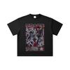 T-shirt Unisex in Cotone Pesante 260 GSM Filato Doppio Titolo 32 100% Cotone con Stampa di Saint Seiya V4 Hades