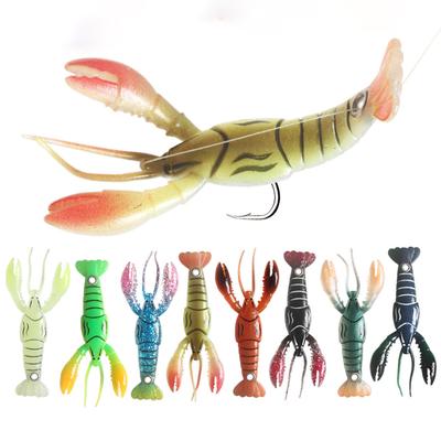 8pcs Crawfish Lure Soft Crawfish Fishing Lures Artificial Shrimp Bait Fishing Accessories for