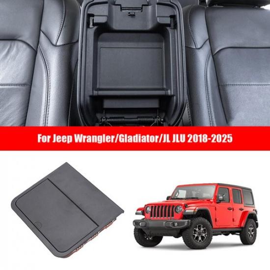 For Jeep Wrangler/Gladiator/JT 2018-2024 Center Console Hidden Organizer Box