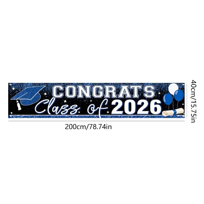 2026 Graduation Banners Large Size For 2026 Ceremonies School Event And Group Photos Graduation Backdrop Decorations
