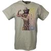 Macho Unisex Randy Savage Bicep Flex Tan Tshirt