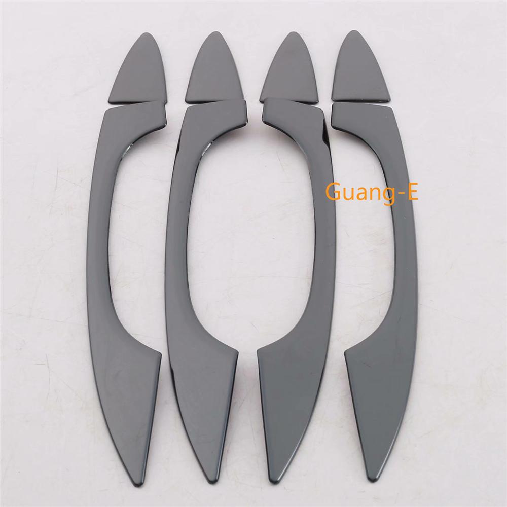 For Volkswagen VW Tiguan L MK2 2016 2017 2018 Car Stick Cover Trim Door Handle Panel Trim Handrail Armrest