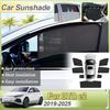 Car Window Sunshade For Byd E2 Hatchback - Magnetic Mesh Frame Curtain Net Anti-Mosquito Uv Protector Accessories