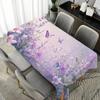 Waterproof Oilproof Home Butterfly Floral Table Cloth Rectangular Party Table Cover Tablecloth Outdoor Picnic Mat