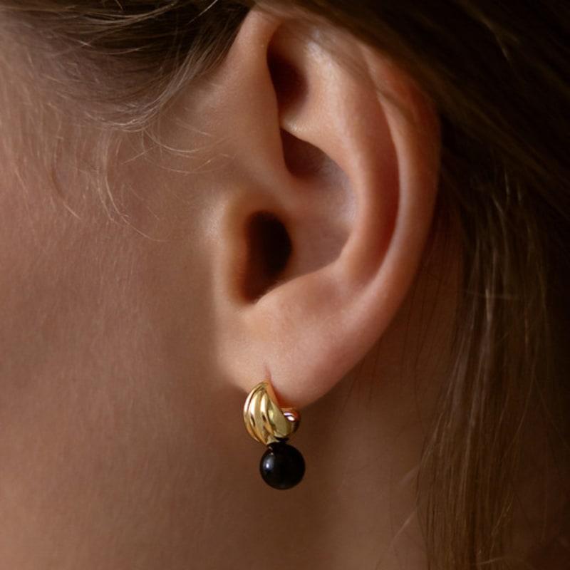 TATIANA Onyx Ball Drop Earrings EC3253