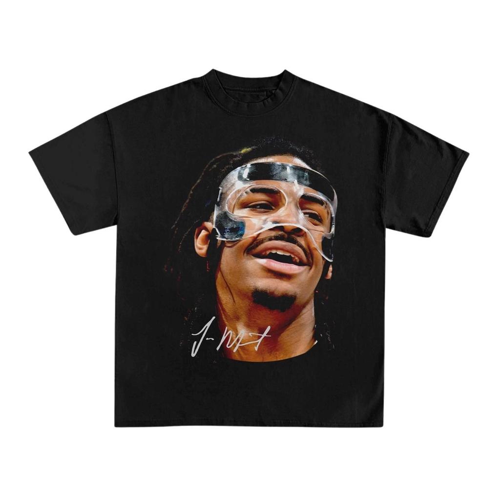 T-shirt Grafica Ja Morant - T-shirt Unisex in Cotone Pesante, T-shirt Sportiva, Stile Nostalgico, St