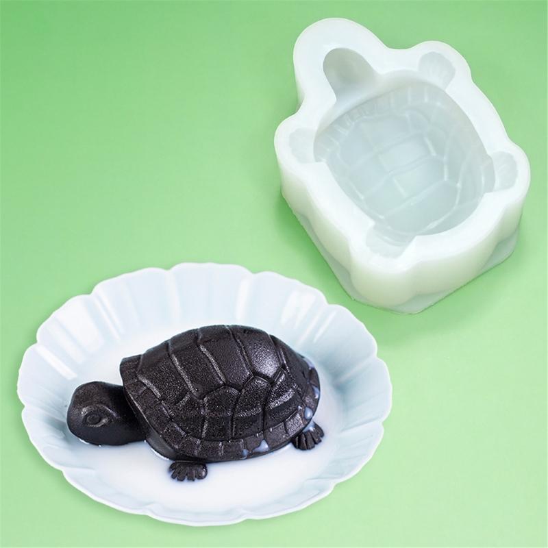 Set di 2 Stampini da Forno in Silicone a Forma di Tartaruga, Stampini per Cioccolato, Stampini per Fondant, Stampini per Dolci Dessert, Texture in Silicone per Dessert