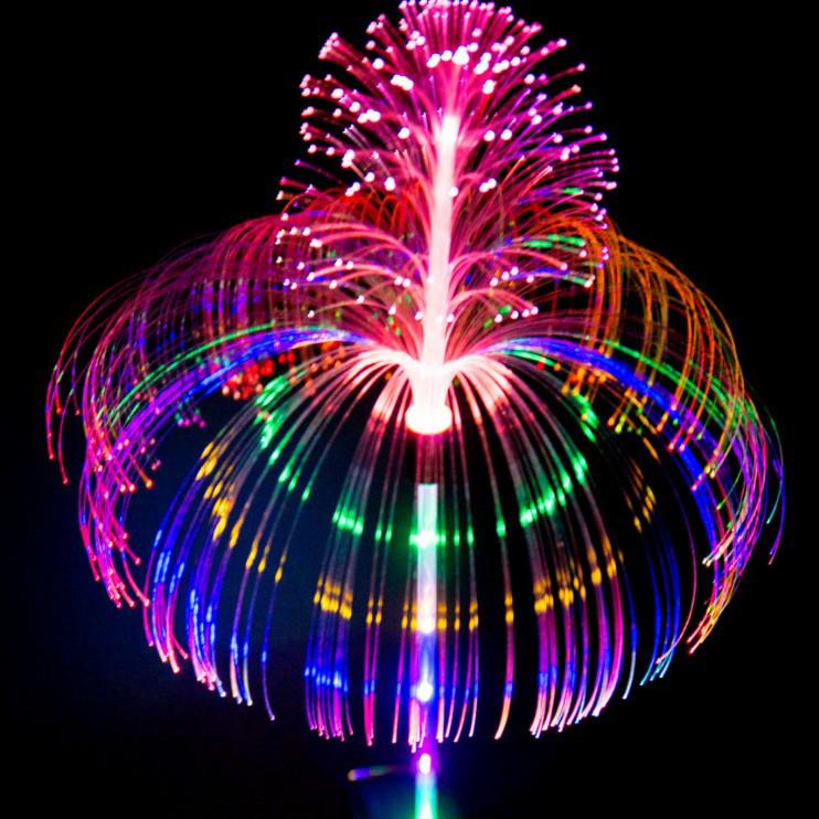 Waterproof Solar Jellyfish Reed Lawn Lamp - Outdoor Luminous Decoration