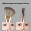 New 15 eye makeup brush set Soft fiber hair Fine eyeshadow brush Beauty tool batch