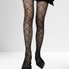 Romantic Tiger Lovely Ribbon Fishnet Black
