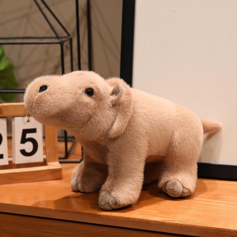 

Мультяшная реалистичная кукла-бегемот Плюшевая игрушка Маленький бегемот Детская компаньон Успокаивающая тряпичная кукла Подарок на день рождения 30*17cm（0.18kg）