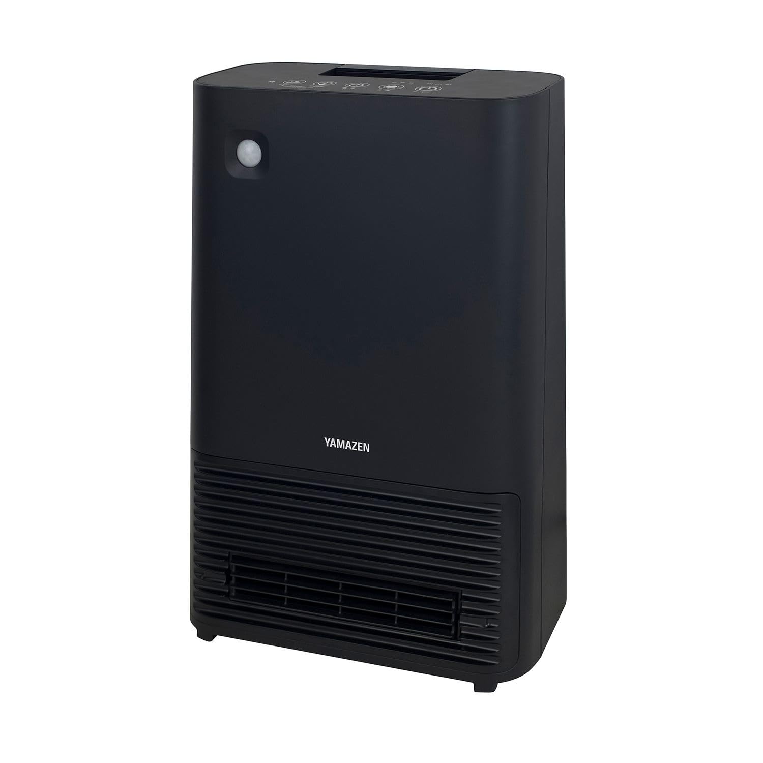 

Heater Equipped with human sense temperature sensor Large air volume ceramic heater Black [Yamazen] & YKDSF-VS12(B)