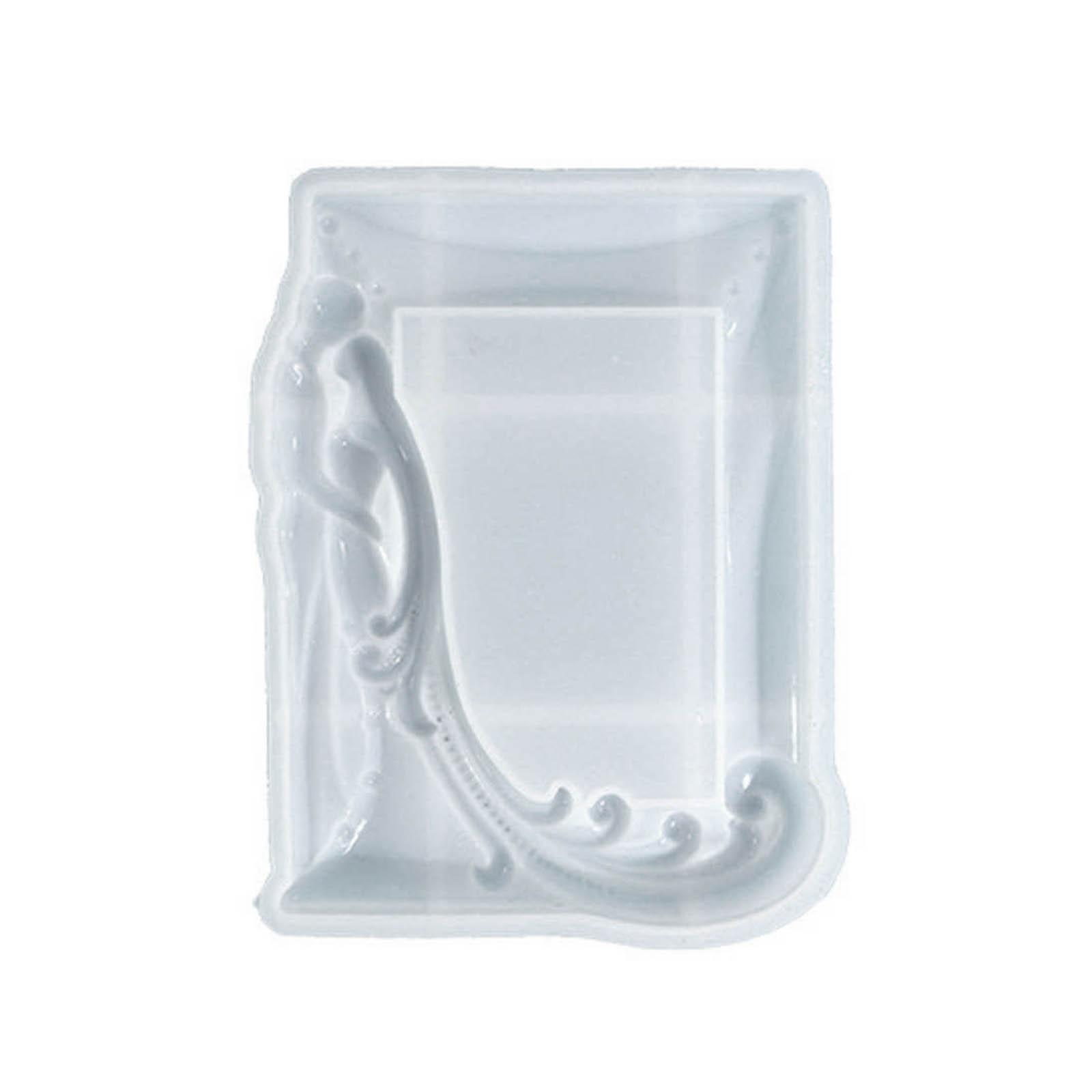 

Silicone Storage Stand Mold Wedding Rectangle Photo Frame Mold Display Stand Mold for Table Top Book Home Decoration 1