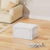 Folding Storage Box with Wheels and Lid