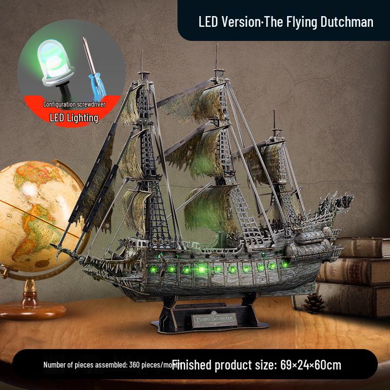 

3D головоломка: Ван Пис Тысяча Солнц и Гоинг Мерри Модель Корабля Модная Игрушка