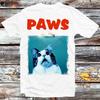 Paws Jaws Parody Kitten Kitty Cat Pet Lovers T Shirt B996